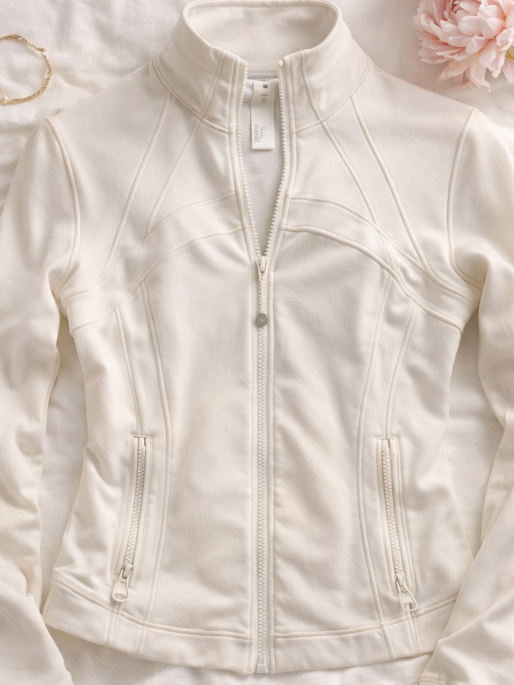 Lululemon Define Jacket | Soft Ivory Cream | Sculpted Fit Luxe Athleisure